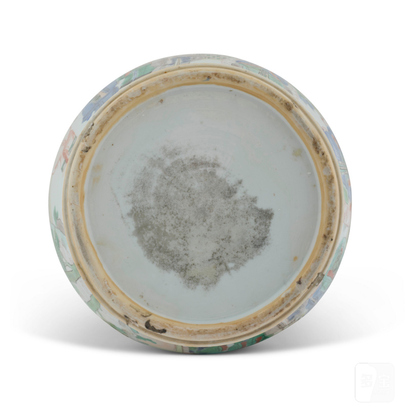 VASE BALUSTRE EN PORCELAINE DE LA FAMILLE VERTE  CHINE, DYNASTIE QING, ÉPOQUE KANGXI (1662-1722) - 图4